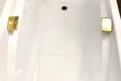 baignoire en fonte rénovée